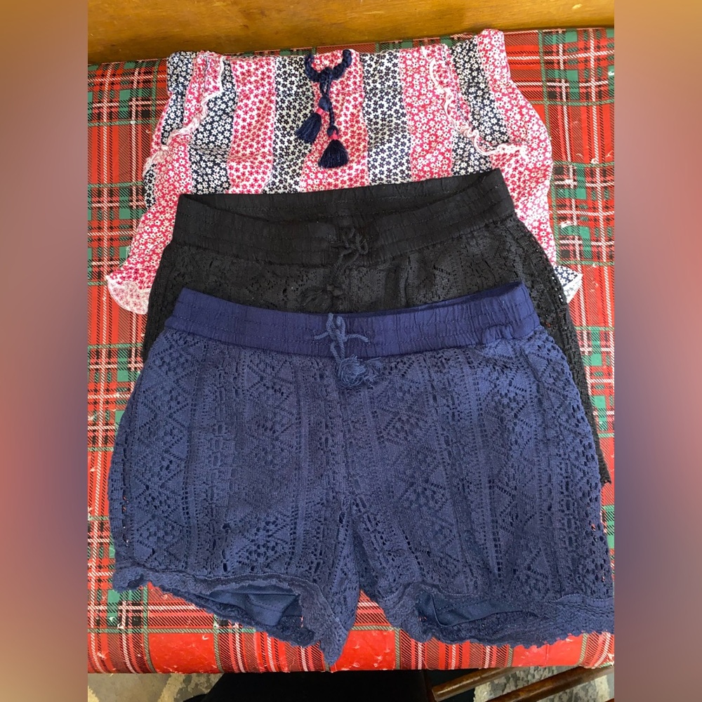 Girls Shorts Bundle 3 Pairs Size Large 10
